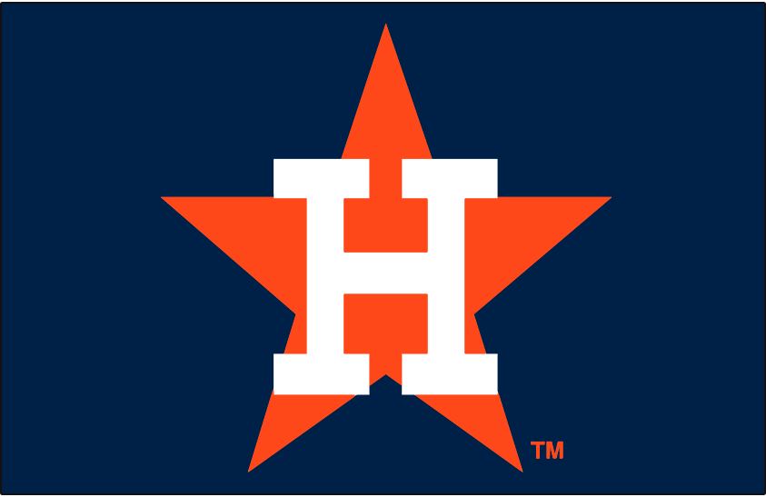 Houston Astros 1965-1970 Cap Logo fabric transfer